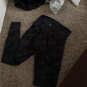 Black Camouflage Lululemon align Leggings